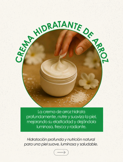 CREMA FACIAL DE ARROZ